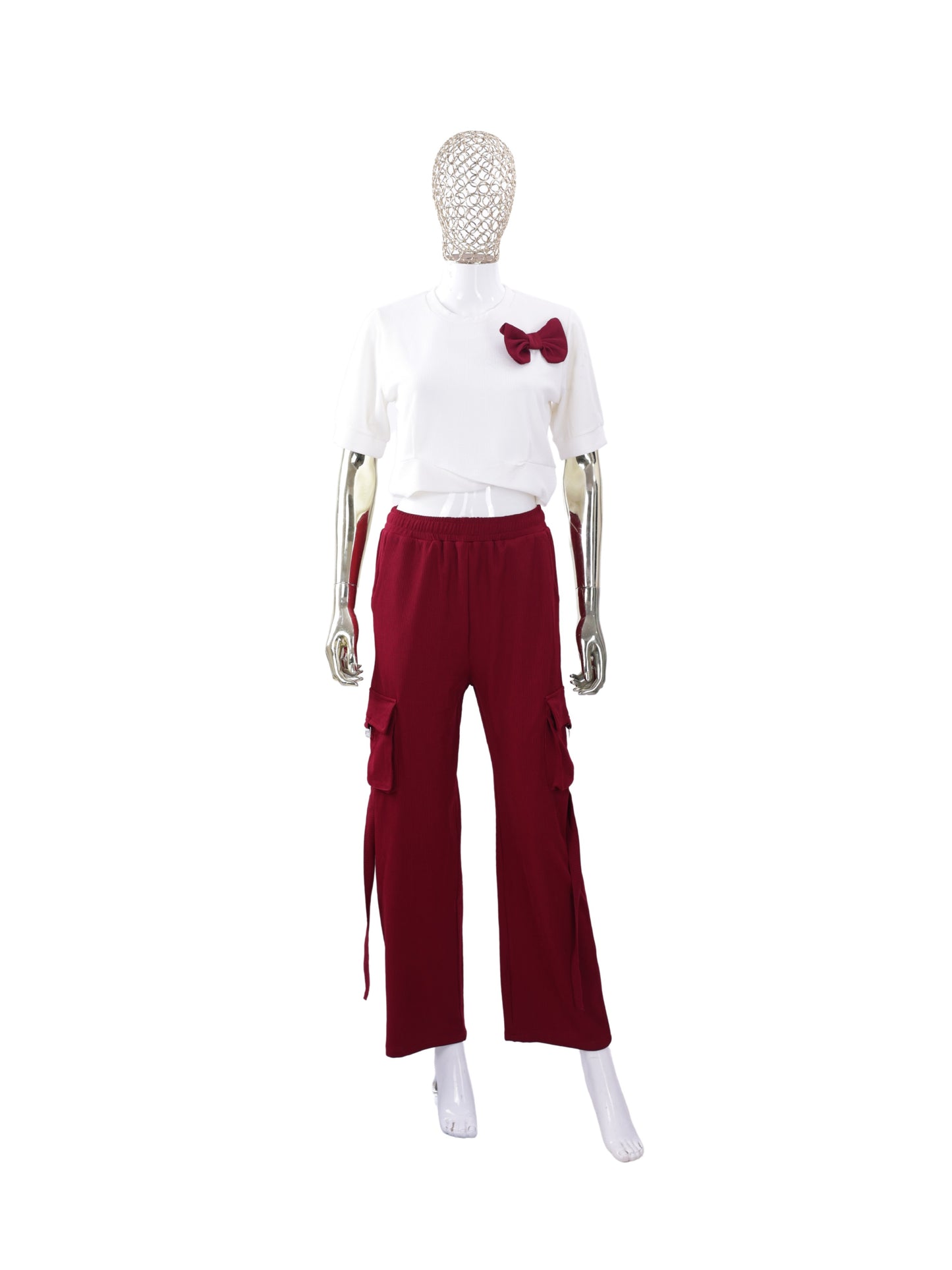 Cute Bow Co ord Set For Womens