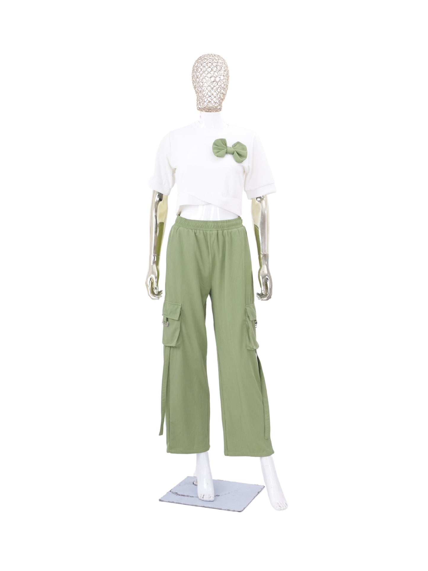 Cute Bow Co ord Set For Womens
