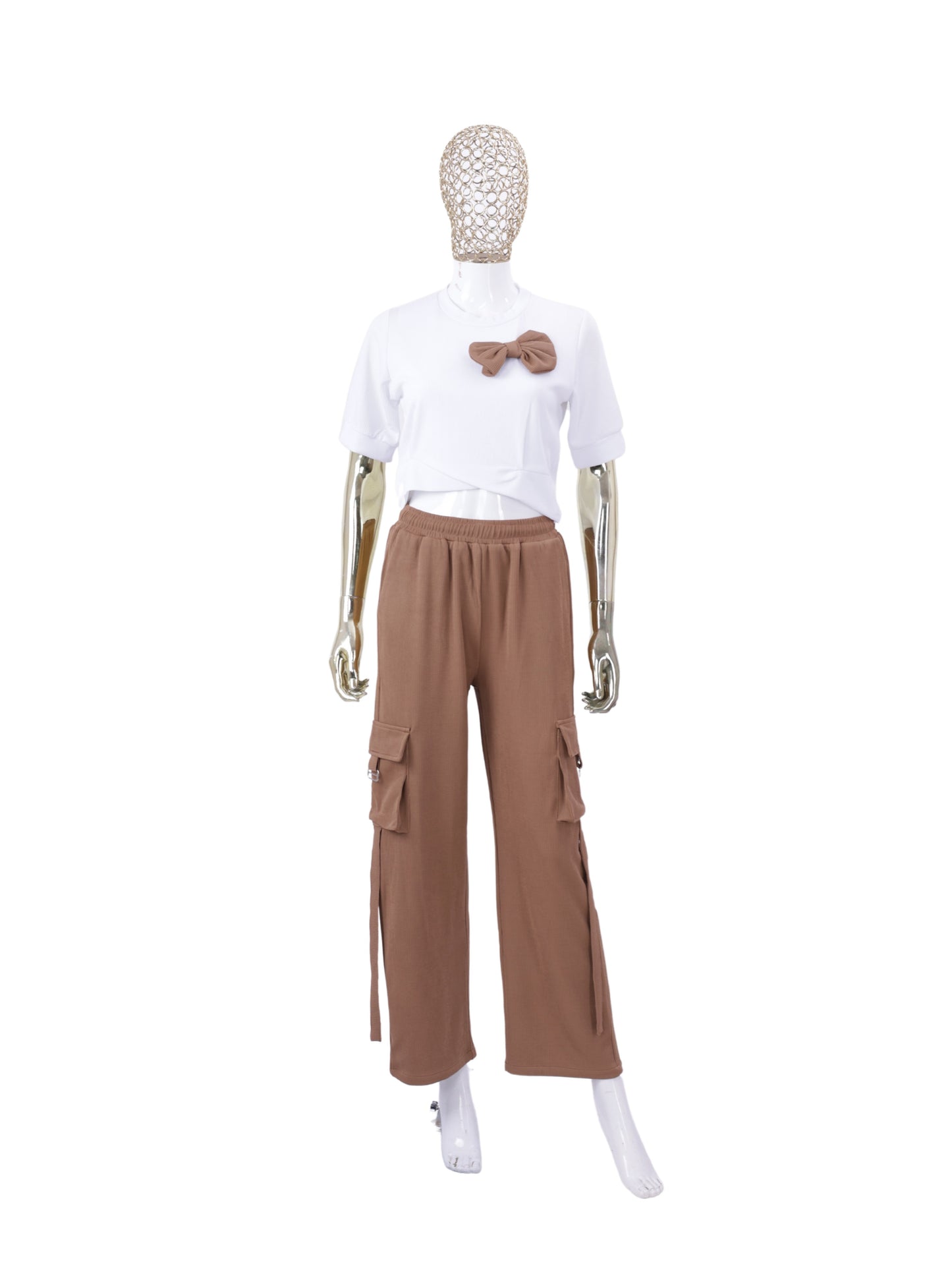 Cute Bow Co ord Set For Womens