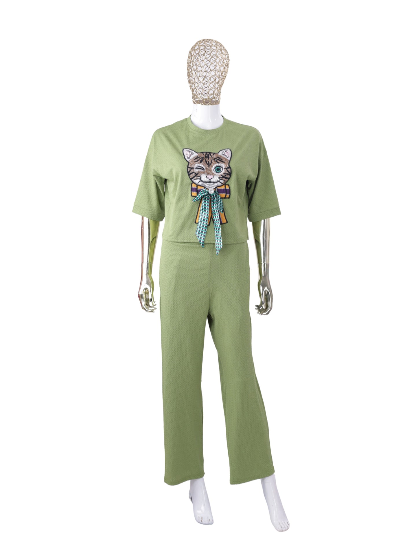 Cat Patch Co ord Set Women