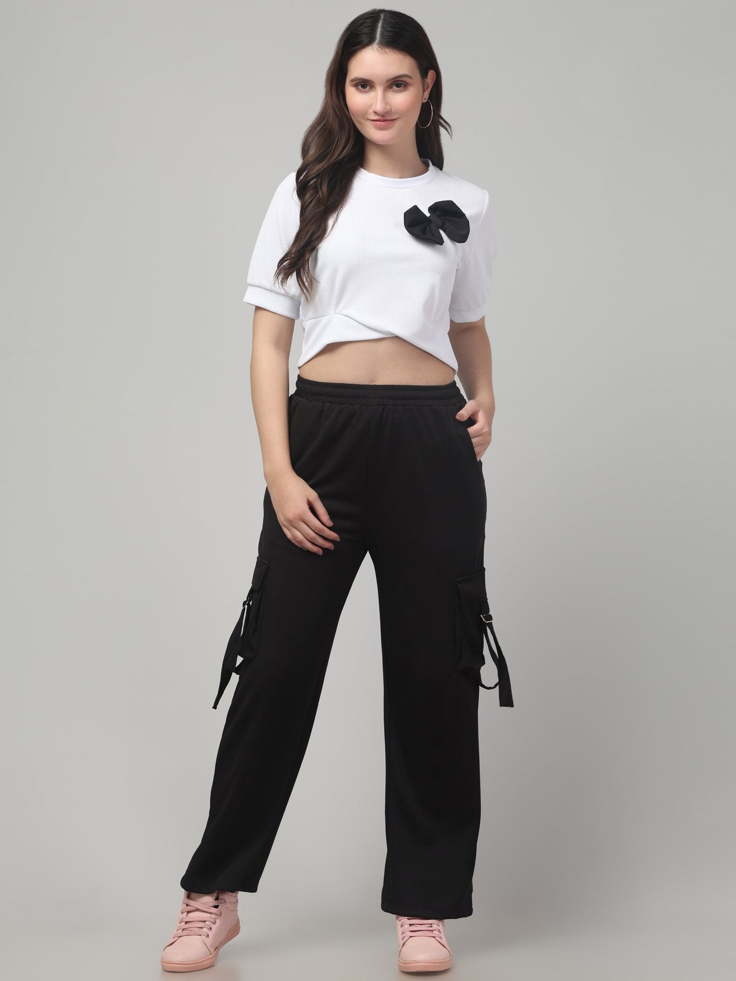 Cute Bow Co ord Set For Womens