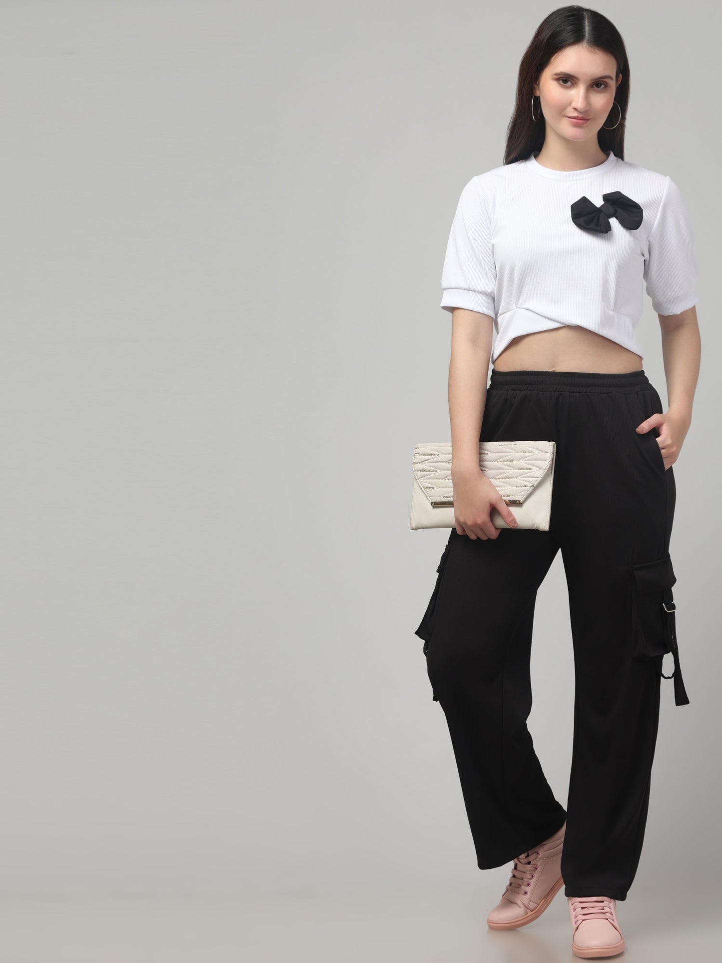 Cute Bow Co ord Set For Womens