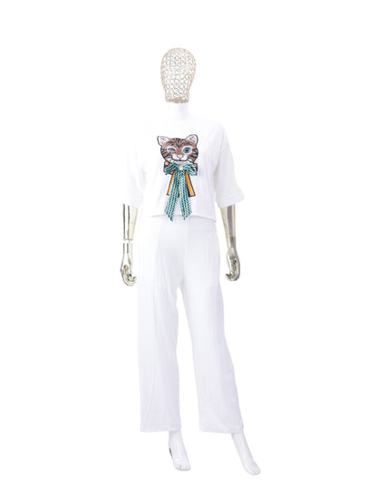 Cat Patch Co ord Set Women