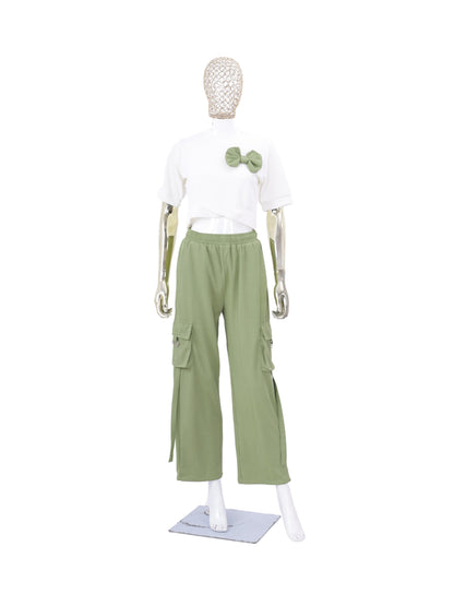 Cute Bow Co ord Set For Womens