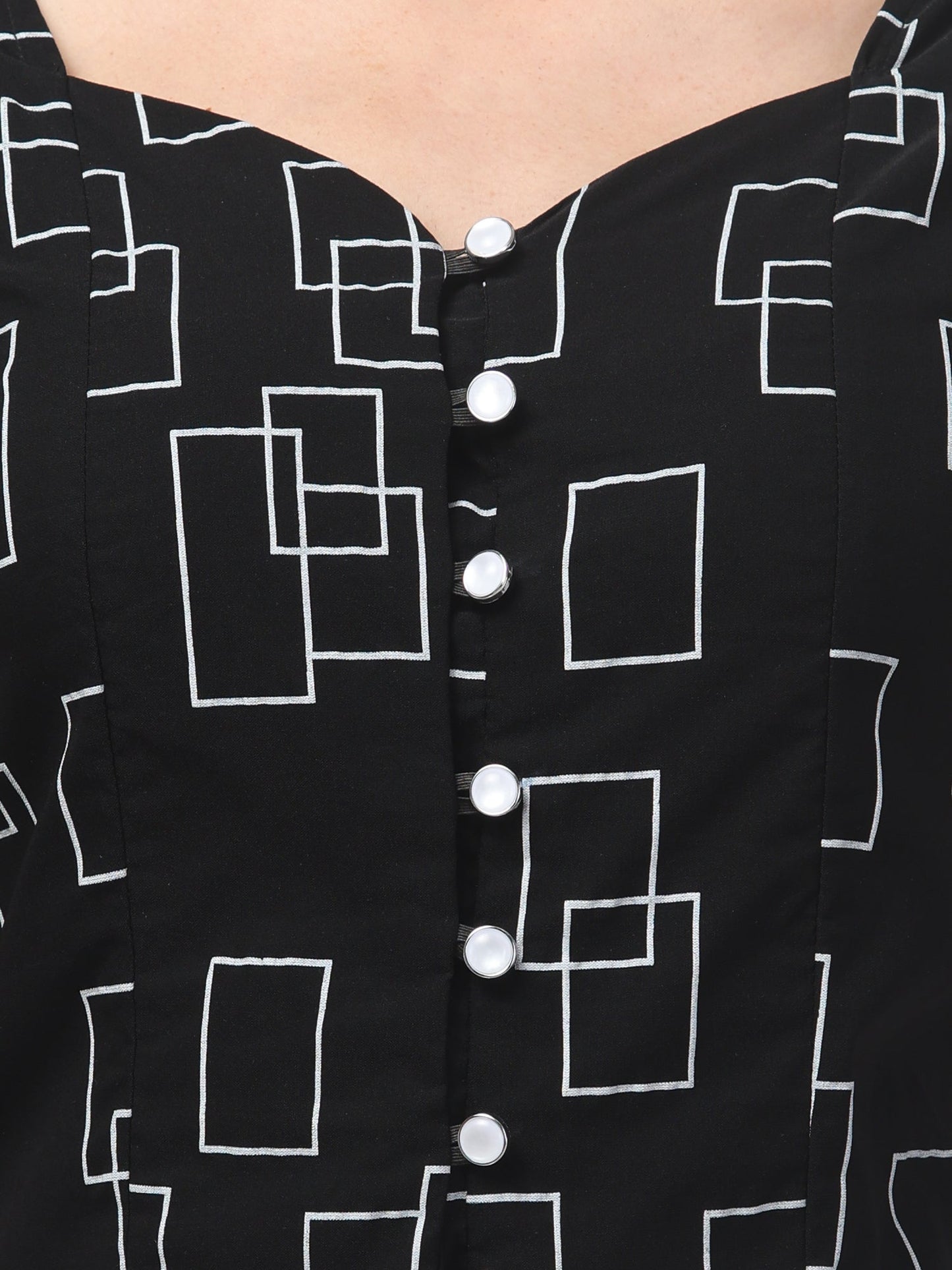 Black Short Top For Womens
