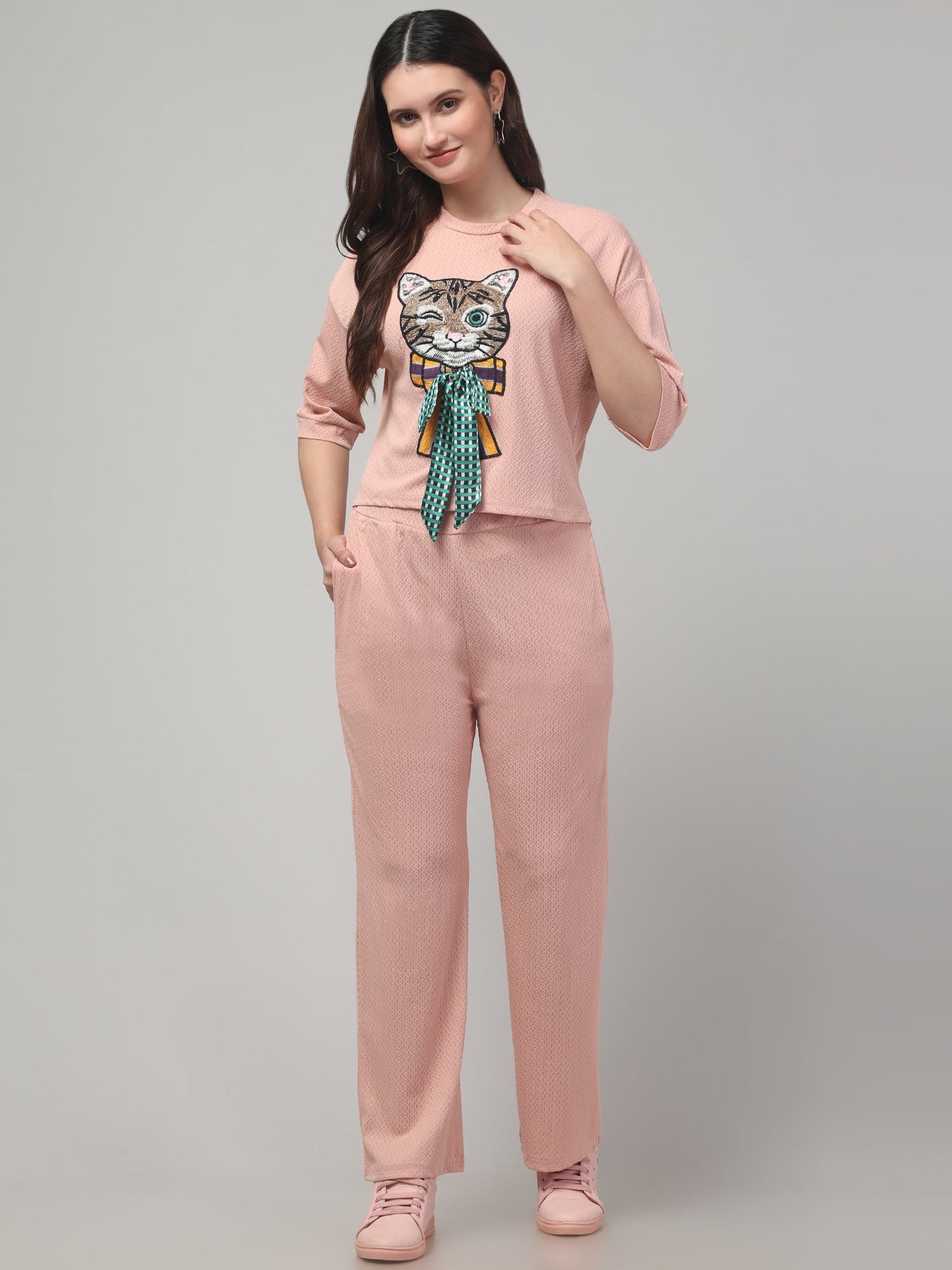 Cat Patch Co ord Set Women