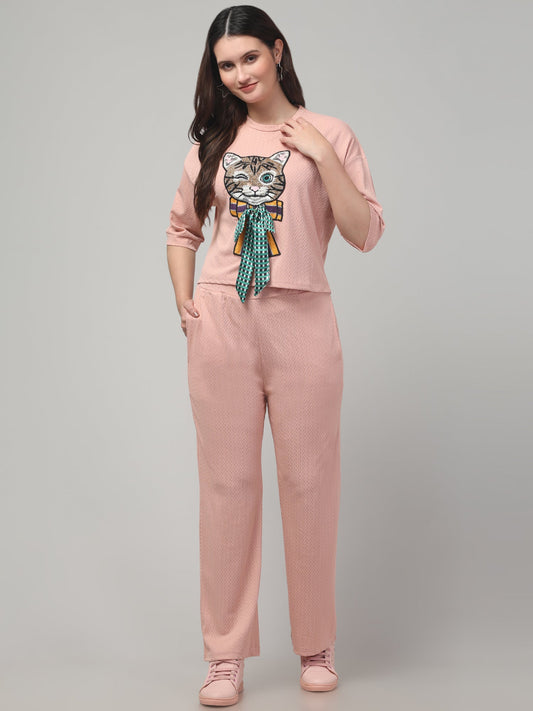 Cat Patch Co ord Set Women