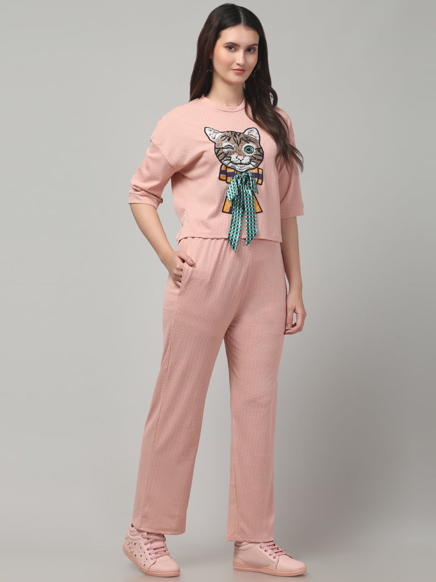 Cat Patch Co ord Set Women