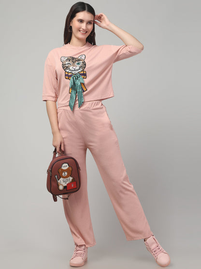 Cat Patch Co ord Set Women
