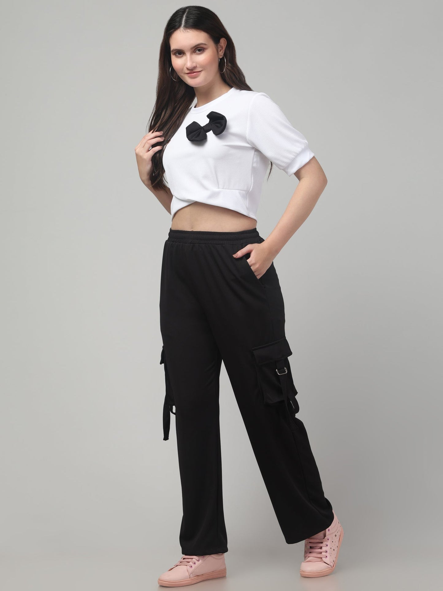 Cute Bow Co ord Set For Womens