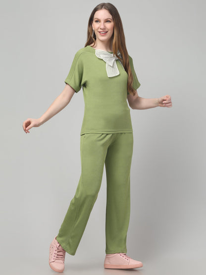 Olive Bow Co ord Set