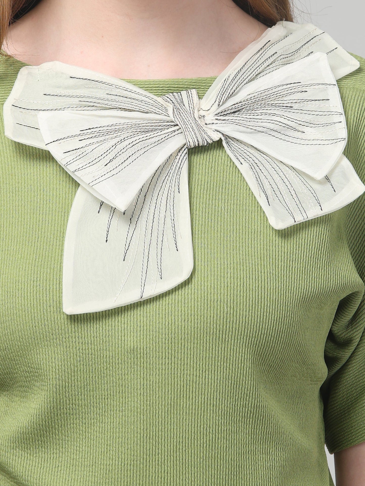 Olive Bow Co ord Set