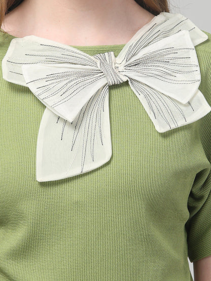 Olive Bow Co ord Set
