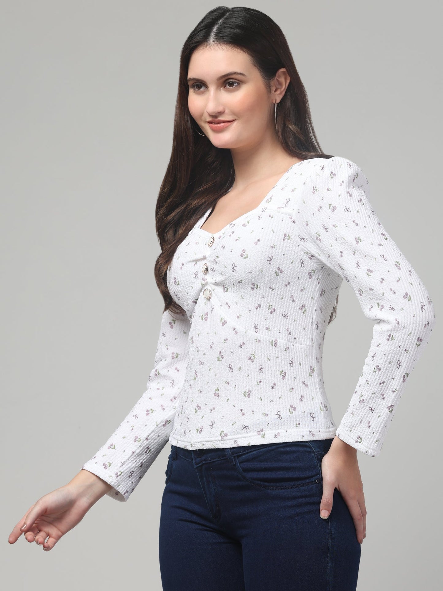 Full Sleeve Summer Top For Womens